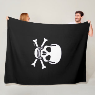 Skull n Bones large fleece blanket