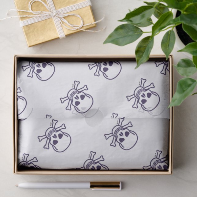 Skull n Bones tissue paper (Gift)