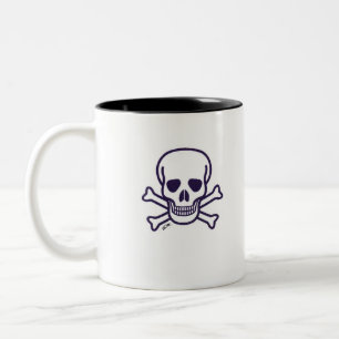 Skull n Bones two tone mug