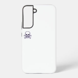 Skull n Bones white Samsung S22 plus phone case