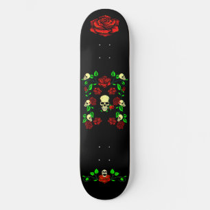 Skull N Roses 3D Skateboard
