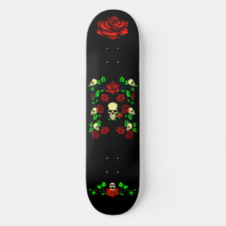 Skull N Roses 3D Skateboard