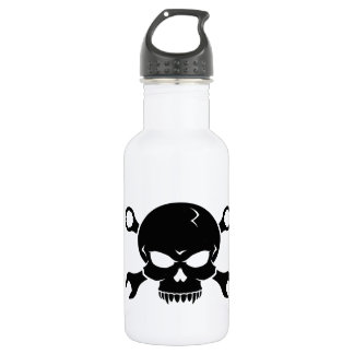 Skull 'n' Tools - Screw Pirate 2 (black) 532 Ml Water Bottle