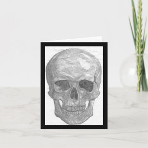 Skull notecard