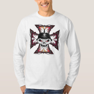 Skull on Iron Cross T-shirt