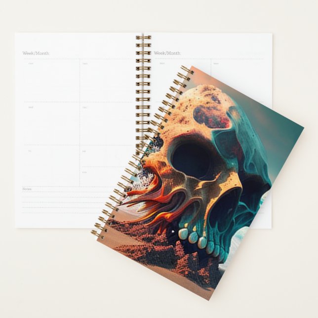 Skull on the beach (Devant avec enveloppe)