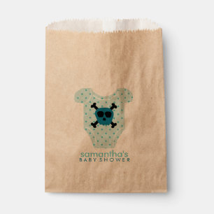 Skull Outfit Boy Baby Shower Favour Bag