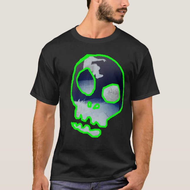 Skull Parkour Invert T-Shirt (Front)