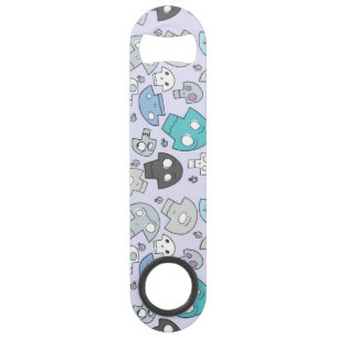 Skull Pattern Bar Key