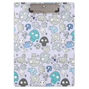 Skull Pattern Clipboard