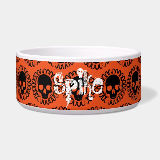 Skull Pattern Elegant Fun Halloween Goth Any Colou (Front)