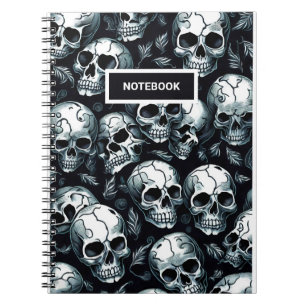 Skull Pattern Notebook