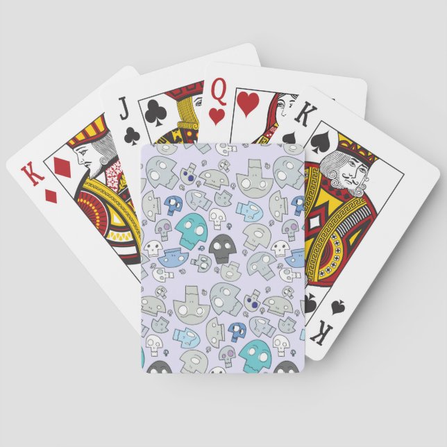 Skull Pattern Playing Cards (Back)