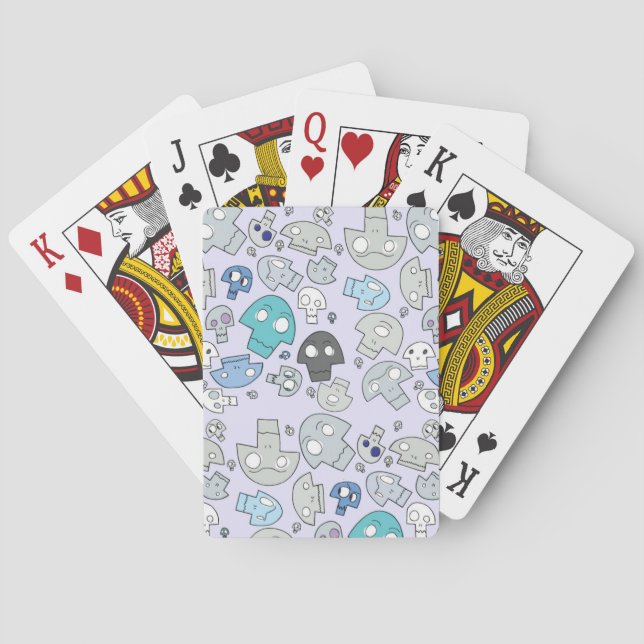 Skull Pattern Playing Cards (Back)