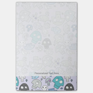 Skull Pattern Post-it Notes