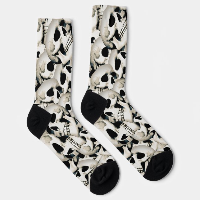 Skull Patterned Socks (Right)