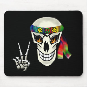 Skull Peace Mouse Pad