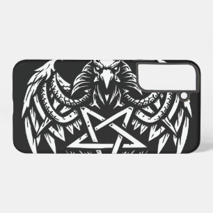 Skull Pentagram Tribal by BurnsInhell Samsung Galaxy Case
