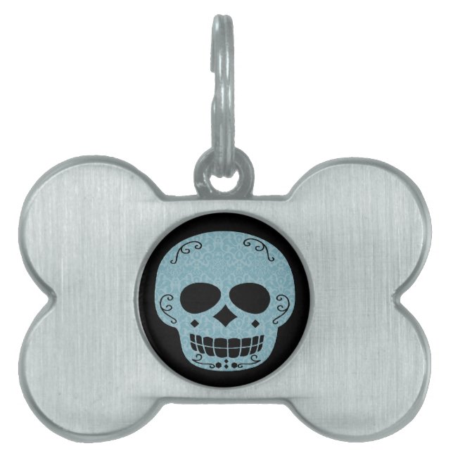 Skull Pet ID Tag (Front)