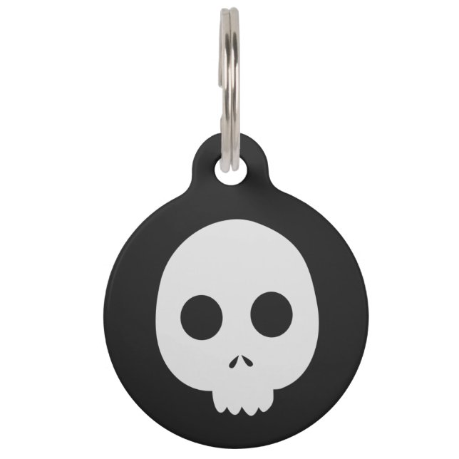 Skull Pet Tag (Front)