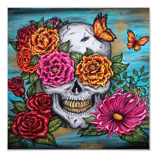 Skull Photo Print (Front)