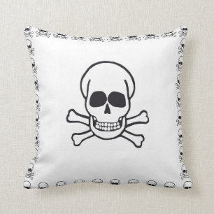 Skull pillow