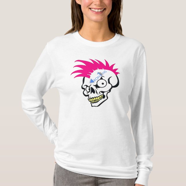 Skull pink T-Shirt (Front)