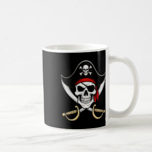 Skull Pirate Jolly Roger Flag Halloween Coffee Mug