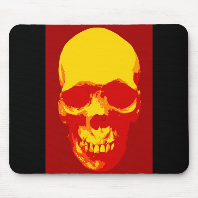 Skull Pop Art Mouse Pad (Front)