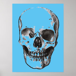 Skull Pop Art Poster