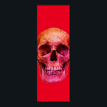 Skull Pop Art Red Poster<br><div class="desc">Fantasy Art Skull Skeleton - Blue & Purple Tones Heavy Metal Punk Rock College Pop Art Image</div>