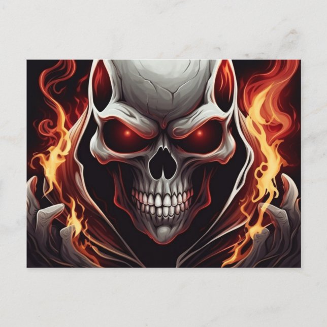 Skull Postcard (Front)