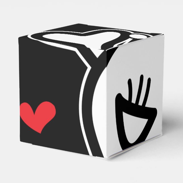 Skull Princess Favor Box (Back Side)