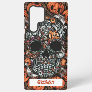 Skull & Pumpkin S22 Phone Case
