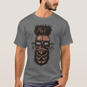 skull punk and mustachu hipster T-Shirt