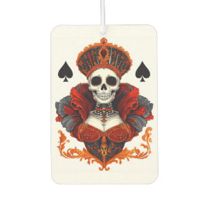 Skull Queen of Spades Air Freshener