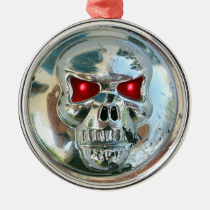 SKULL RIDERS METAL ORNAMENT