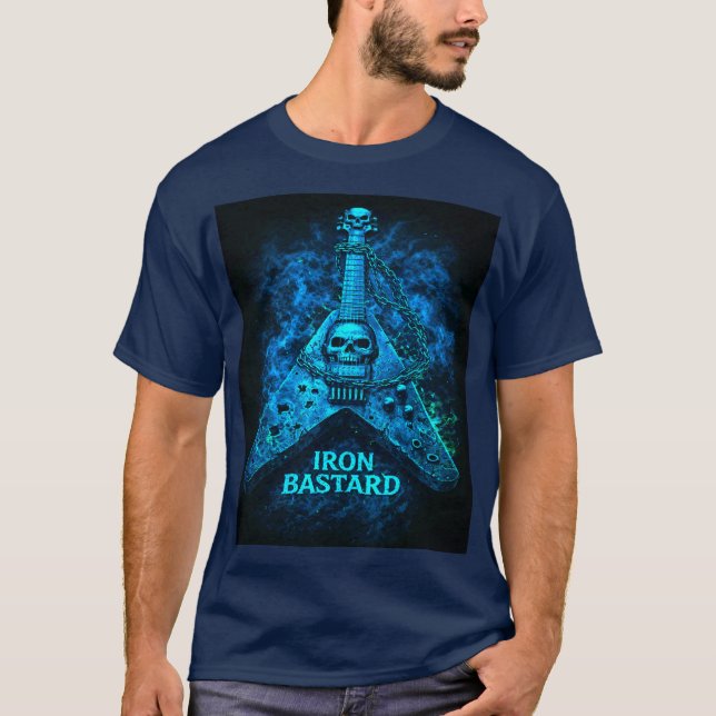 skull‑rock vibes T-Shirt (Front)