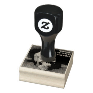 Skull Rubber Stamp