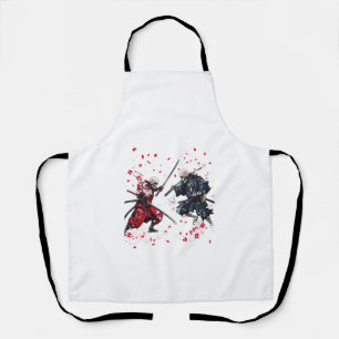 Skull Samurai Duel Apron