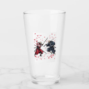 Skull Samurai Duel Glass