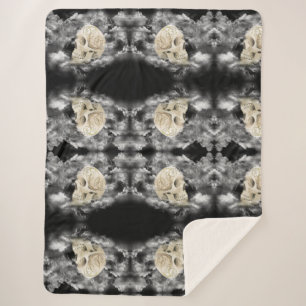 Skull Sherpa Blanket