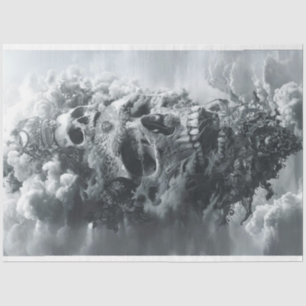 Skull Ship Pirate World Decoupage Tissue Paper