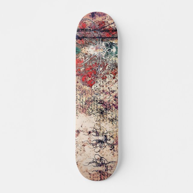 skull skateboard deck (Devant)
