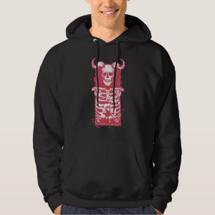 Skull Skeleton Gothic Goth Art Hoodie