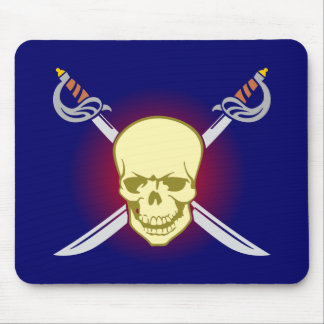 skull skull swords swords mouse pad