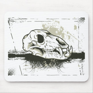 Skull ~ Skulls Animal Skeleton Mouse Pad