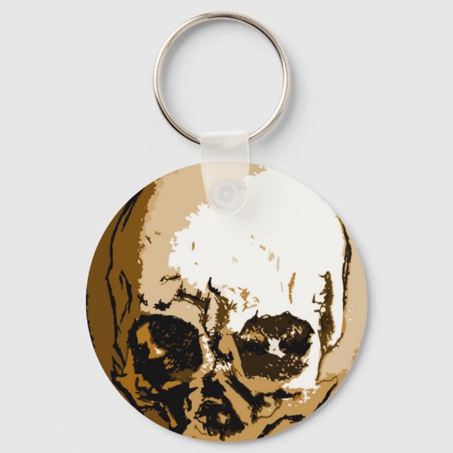 Skull Skulls Keychain (Front)