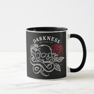 Skull Snake Rose Mug