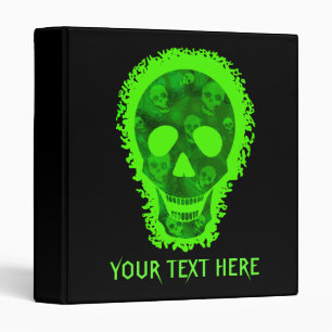 Skull Spectres Big Skull 'Your Text Here' binder